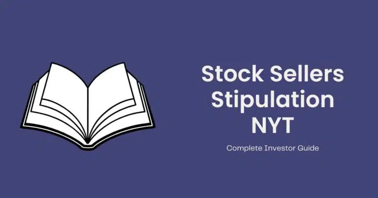 Stock Sellers Stipulation NYT