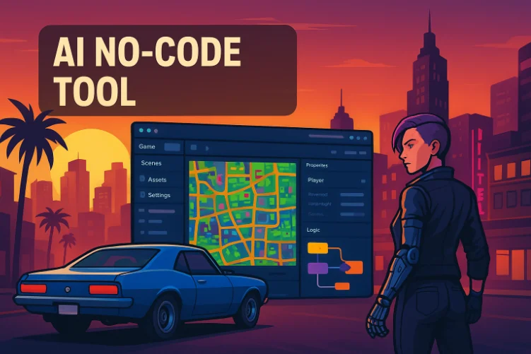 Make a GTA-Style Game with an AI No-Code Tool